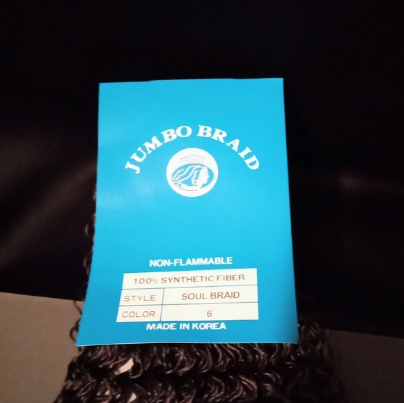 Jumbo Braid In Synthetic Hair Extensions Dark Brown Soul Braid 23 Inches - Picture 4 of 4